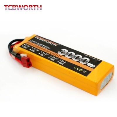 2S LiPo RC-Akku 7.4V 3000mAh 30-60C 2S LiPo RC-Akku 7.4V 3000mAh 30-60C