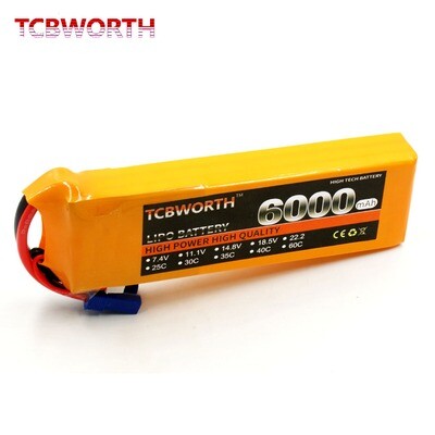 2S LiPo RC-Akku 7.4V 6000mAh 30-60C 2S LiPo RC-Akku 7.4V 6000mAh 30-60C