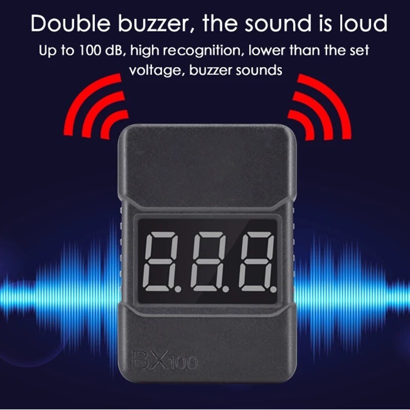 Lipo ALARM 1-8S LOW Voltage Buzzer mit Gehäuse