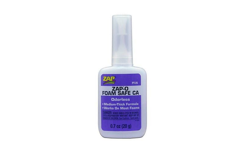 ZAP-O Foam Safe CA Sekundenkleber Styropor 20gr ZAP-O Foam Safe CA Sekundenkleber Styropor 20gr