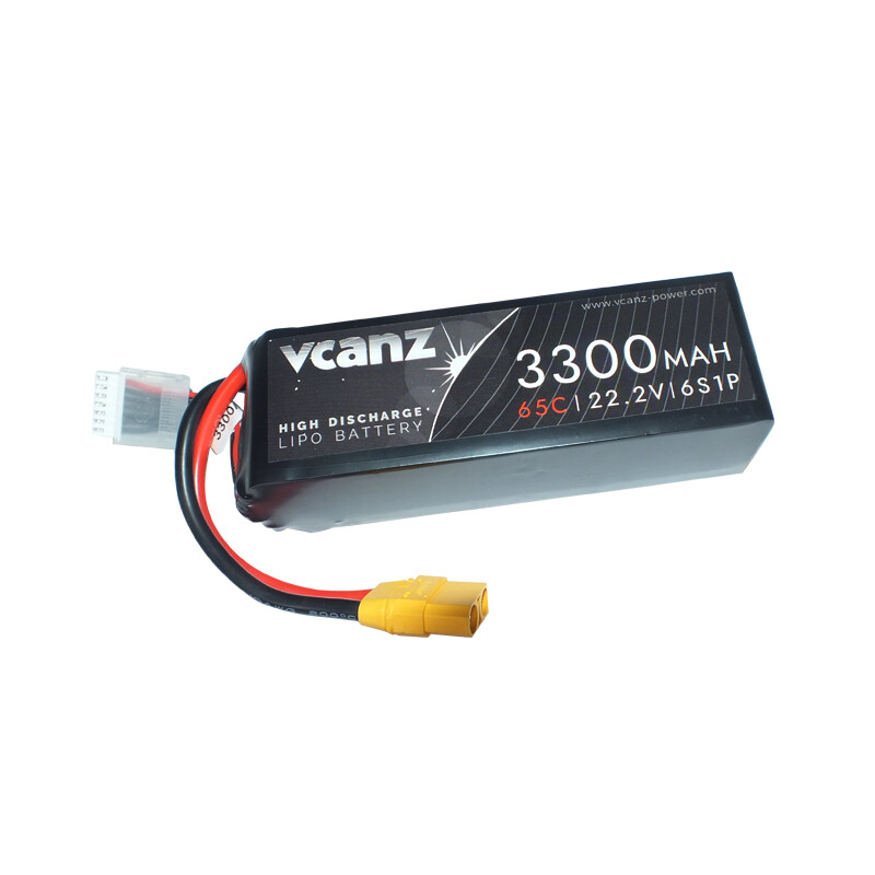 Vcanz 6S 22.2V 3300mAh 65-130C Graphene Lipo RC-Akku Vcanz 6S 22.2V 3300mAh 65-130C Graphene Lipo RC-Akku