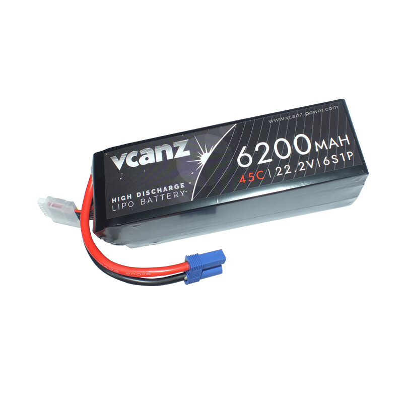 Vcanz 6S 22.2V 6200mAh 45-90C Lipo RC-Akku Vcanz 6S 22.2V 6200mAh 45-90C Lipo RC-Akku