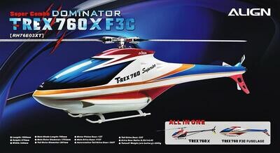 T-REX 760X F3C Dominator Super Combo-BLUE BEASTX