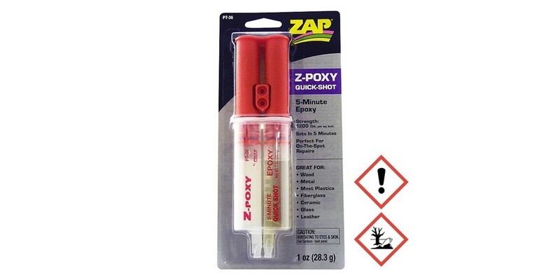 ZAP Z-Poxy 5-Min 2K-Kleber QuickShot Spritze 28gr