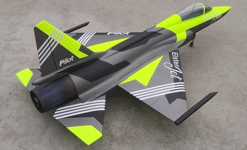 Pilot-RC Elster Jet FC1 - 3D-Turbinen-Jet, Spw 1900mm, ARF-Set mit EZFW