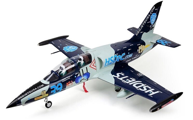 HSDJets Turbo L-39 Albatros Camo, Spw 1665mm, ready for Turbine, PNP