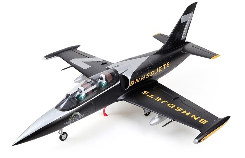 HSDJets Turbo L-39 Albatros Black, Spw 1665mm, ready for Turbine, PNP