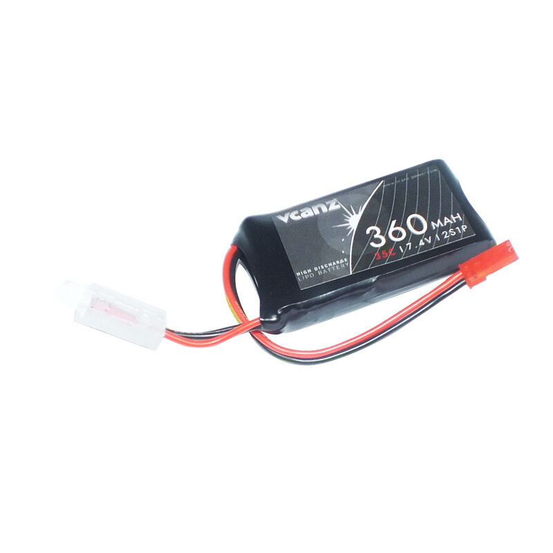 Vcanz 2S 7.4V 360mAh 35-70C Lipo RC-Akku Vcanz 2S 7.4V 360mAh 35-70C Lipo RC-Akku
