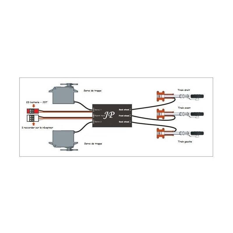 JP Hobby Three-Wheel Controller Retract Box ER-150 V2 (HV)