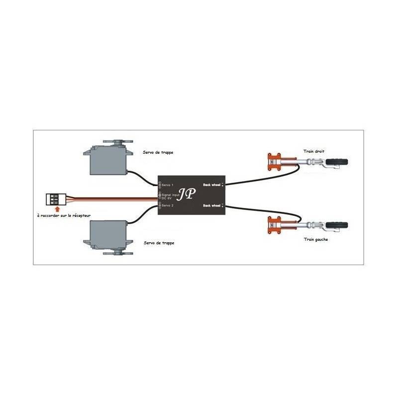 JP Hobby Two-Wheel Controller Retract Box ER-120 V2