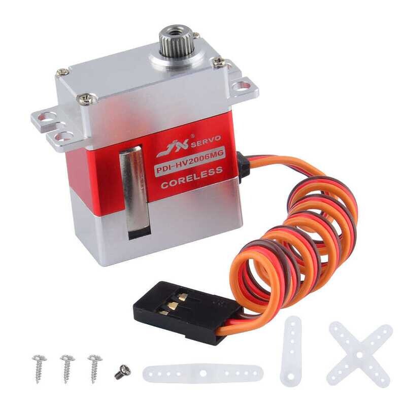 JX Servo PDI-HV2006MG, Digital, Coreless, HV, 12mm, 6.2kg/cm, 0.05sec/60° JX Servo PDI-HV2006MG, Digital, Coreless, HV, 12mm, 6.2kg/cm, 0.05sec/60°