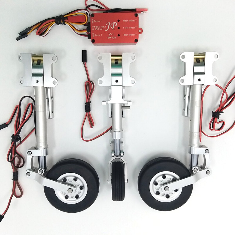 JP Hobby ER-008 Tricycle Full Set with Brakes (AF Model / Aerofoam MB-339) + Controller