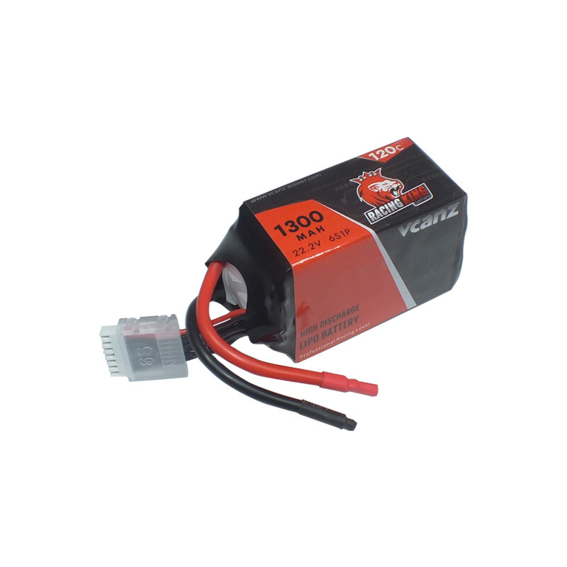 Vcanz Racing King 1300mAh 120-240C 22.2V 6S LiPo Akku Vcanz Racing King 1300mAh 120-240C 22.2V 6S LiPo Akku