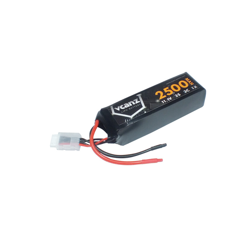 Vcanz 3S 11.1V 2500mAh 3C Lipo RC-Akku