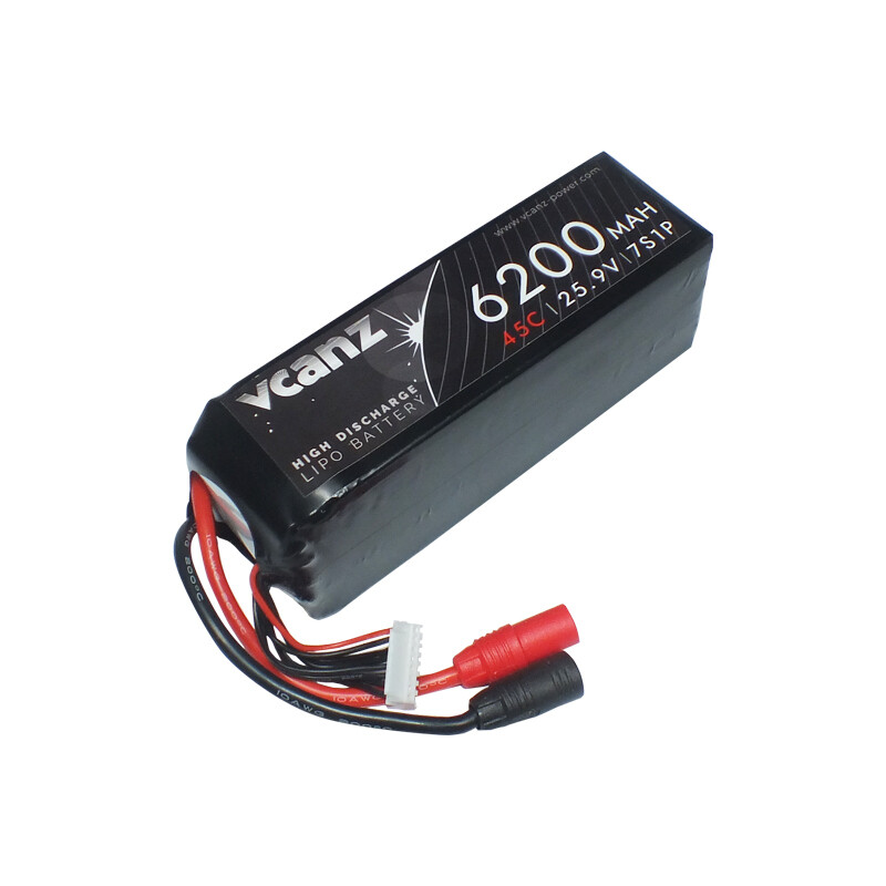 Vcanz 7S 25.9V 6200mAh 45-90C Lipo RC-Akku