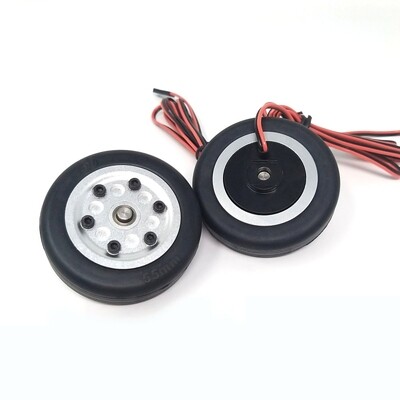JP Hobby Electric Brake with 2x 55/16mm Wheels (5mm Axle)