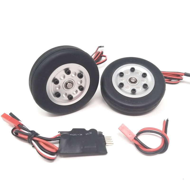 JP Hobby Elektrobremse mit 2x 60/16mm Rädern (5mm Achse)