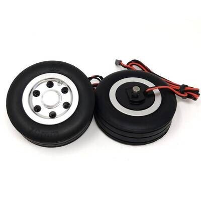 JP Hobby Electric Brake with 2x 70/25mm Wheels (6mm Axle)