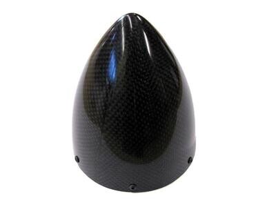 CFRP carbon spinner with aluminum backing plate