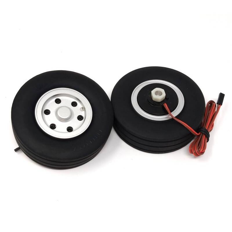 JP Hobby Elektrobremse mit 2x 95/31mm Rädern (8mm Achse)