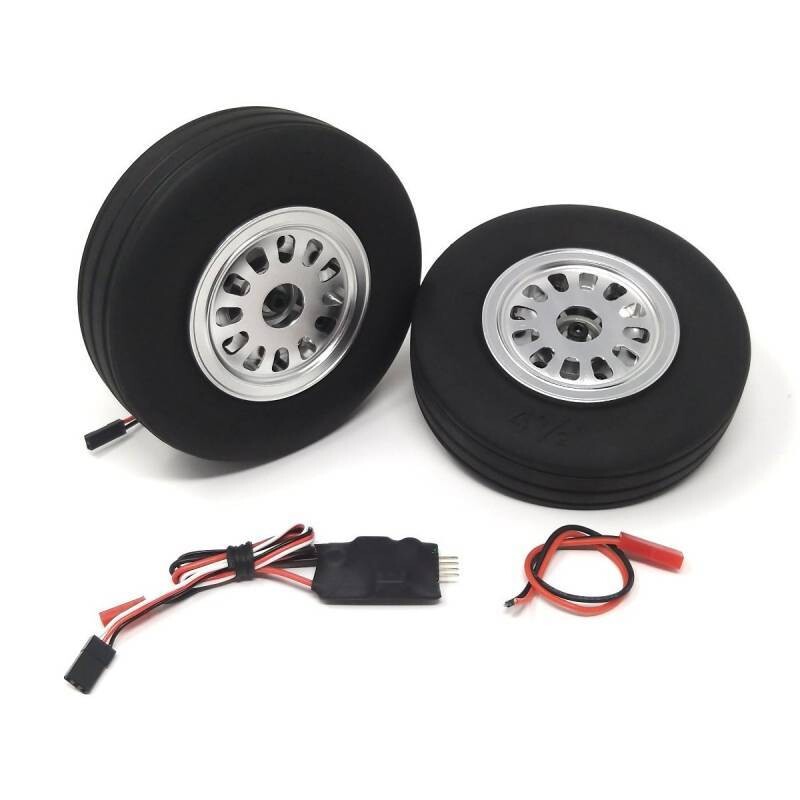 JP Hobby Elektrobremse mit 2x 115/31mm Rädern (8mm Achse)