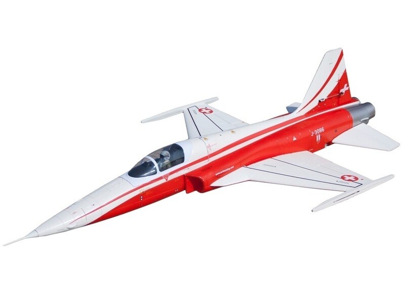 Freewing F-5E Tiger V3 - Patrouille Suisse, 80mm EDF, Spw 800mm, PNP