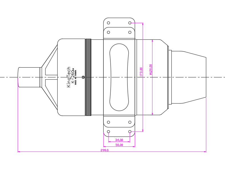 KingTech K-260G4+ Turbine