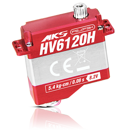 MKS-HV6120H Coreless, 8 mm,  5.4 kg/cm, 0.080s/60°