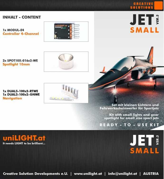 JET-Small Beleuchtungsset, v3 JET-Small Beleuchtungsset, v3