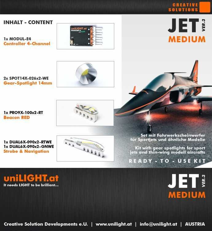 JET-Medium Beleuchtungsset, v3 JET-Medium Beleuchtungsset, v3