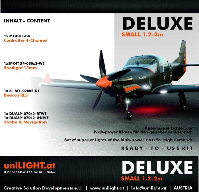 DELUXE-Small Beleuchtungsset