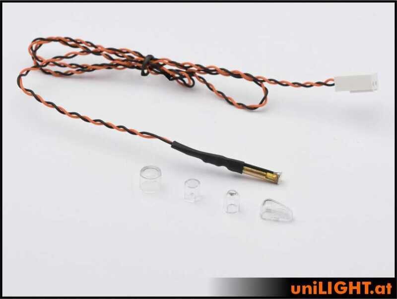 5mm PIN strobe light, 3W x 2, SHORT