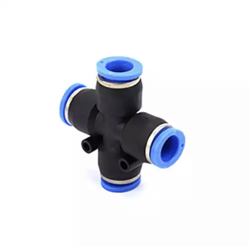 Schlauchkupplung, 4-fach Steckverbindung 6mm