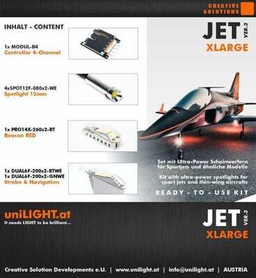 JET-XLarge Beleuchtungsset, v3 JET-XLarge Beleuchtungsset, v3