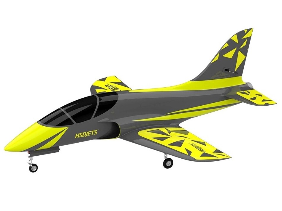HSDJets Full Composite Super Viper TurboJET, Spw 1800mm, PNP Ready for Turbine
