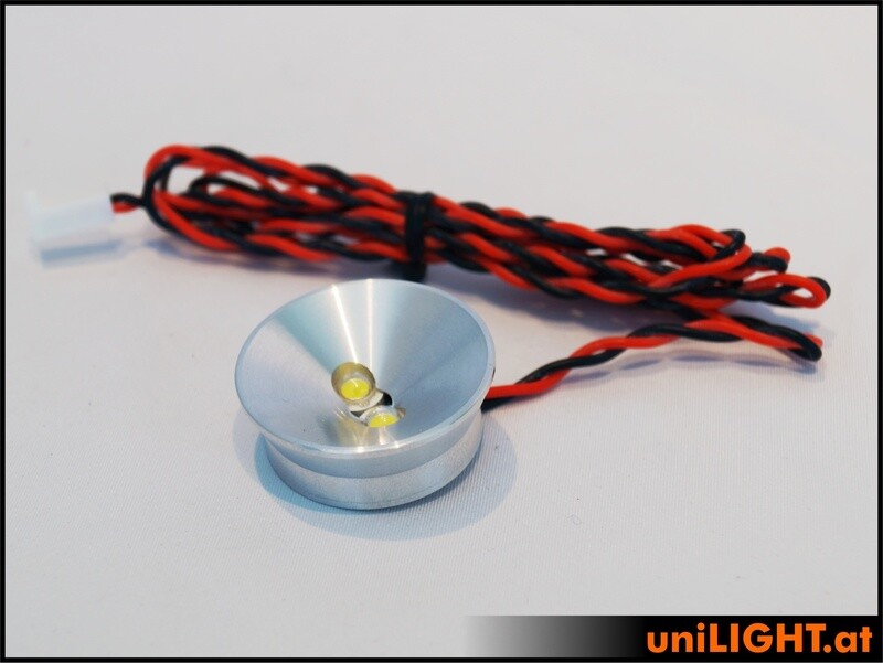 35mm aluminum headlights, 4W x 2
