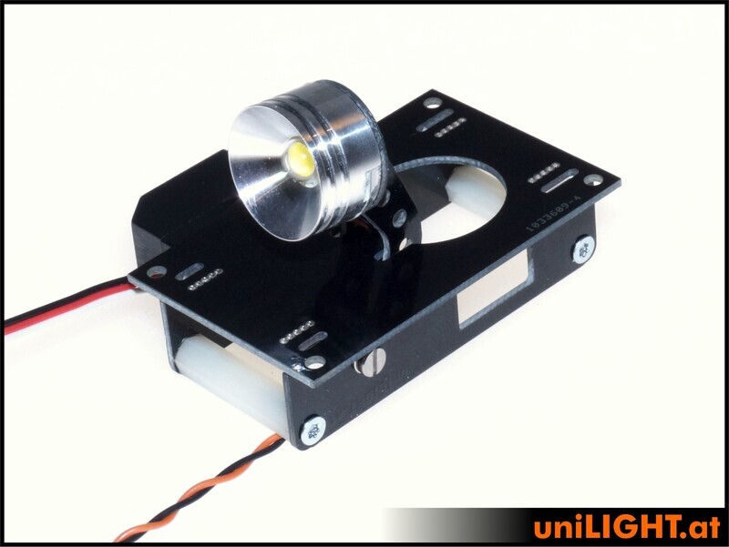 16mm Flip-Up Headlight HV, 4W