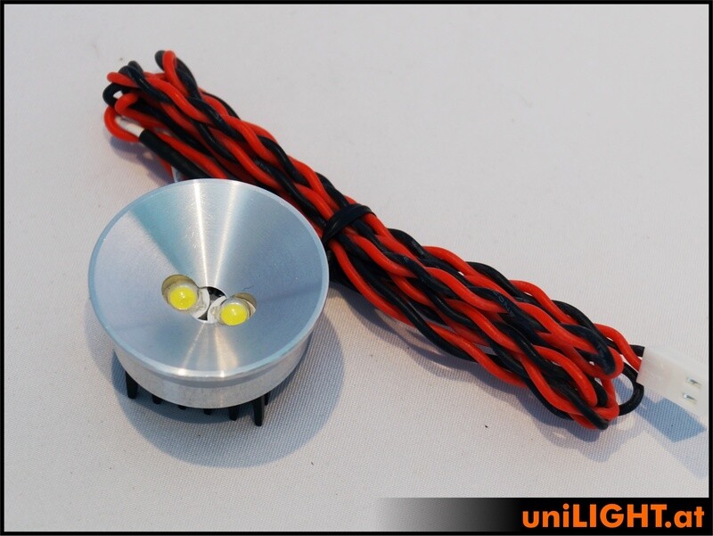 35mm aluminum floodlight, 8W x 2, T-FUSE