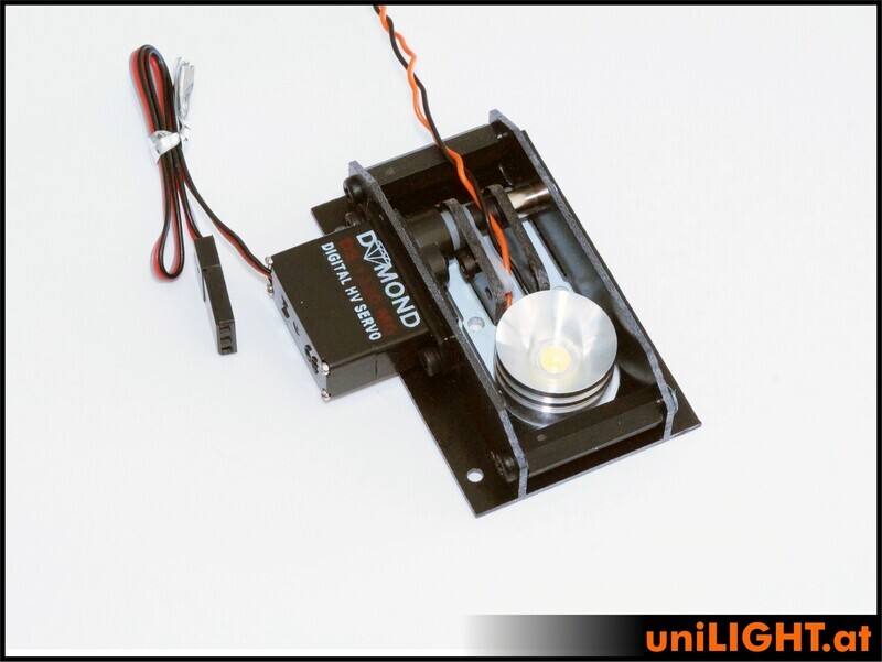 16mm Flip-Up Headlights HV, REVERSE, 4Wx2