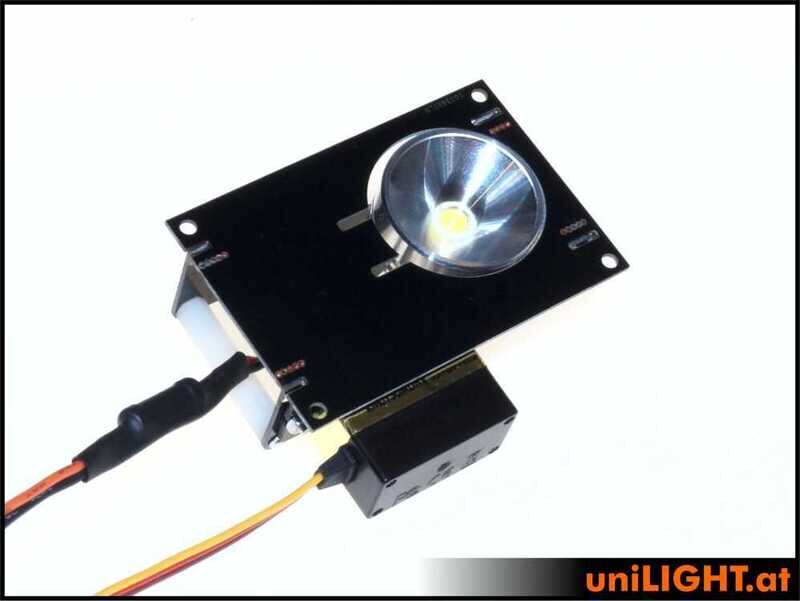 26mm HVF flip-up headlight, 8W x 2, T-FUSE
