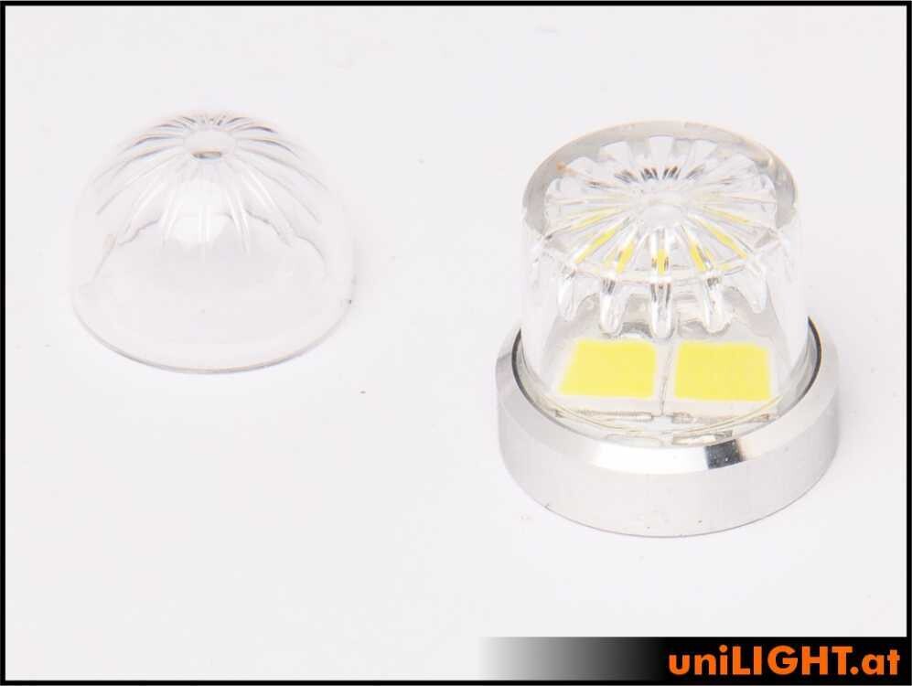 13mm ROUND Navigationslicht, 2Wx2, KURZ