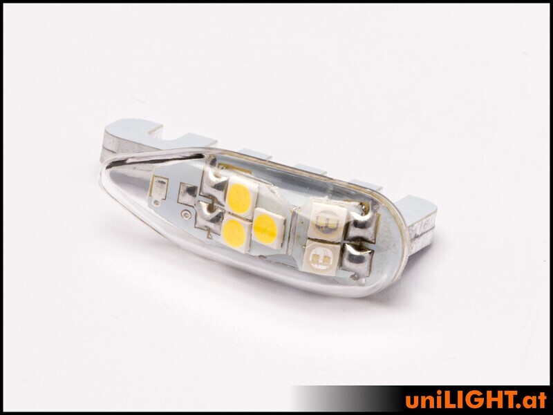 9mm DUAL Navigation + Flashlight, 6Wx2, SHORT