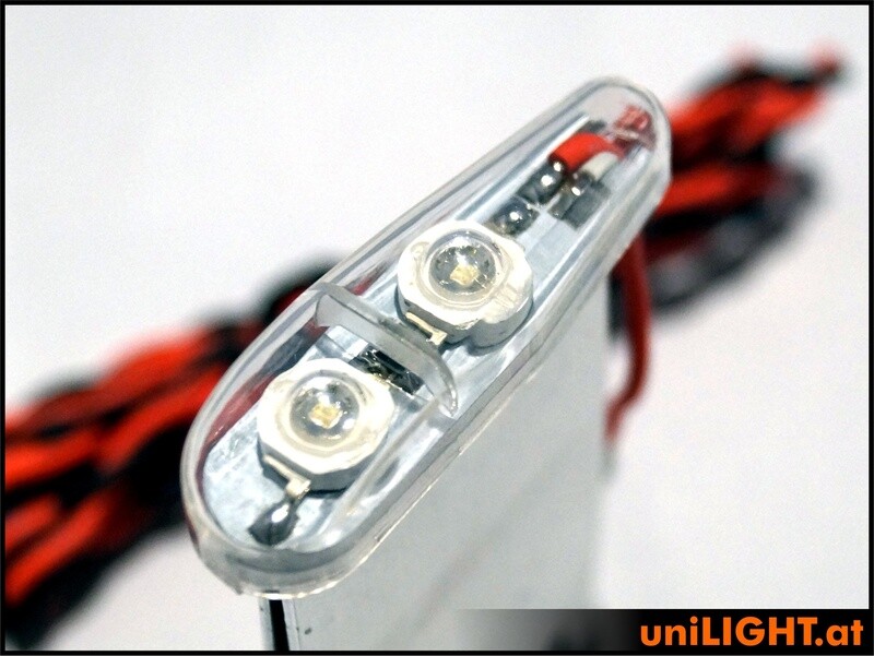 11mm PRO navigation light, 8W x 2, T-fuse