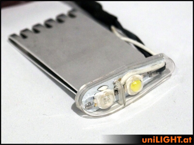 11mm DUAL Navigation + Flashlight, 16Wx2, T-Fuse