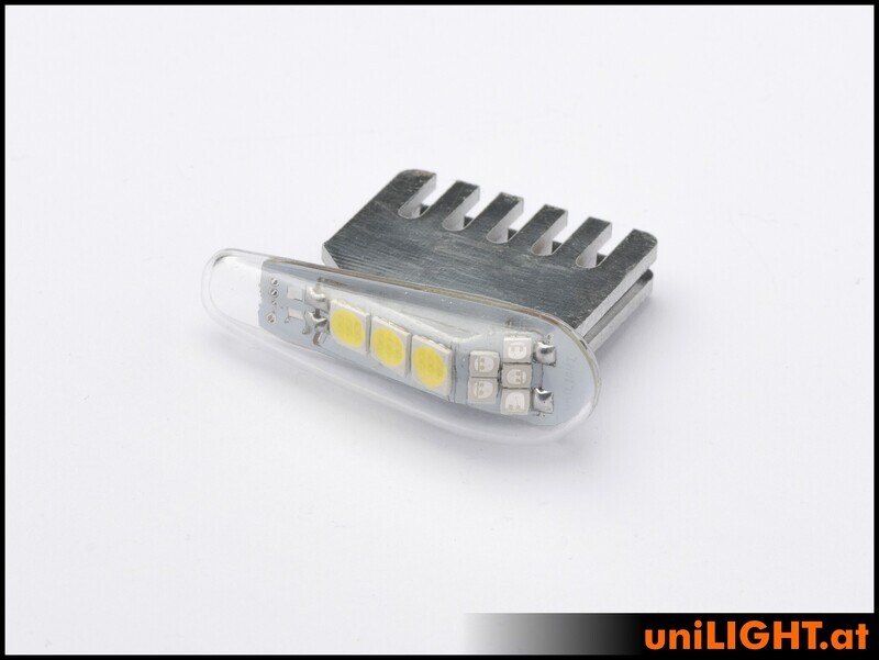 14mm DUAL Navigation + Flashlight, 17W x 2