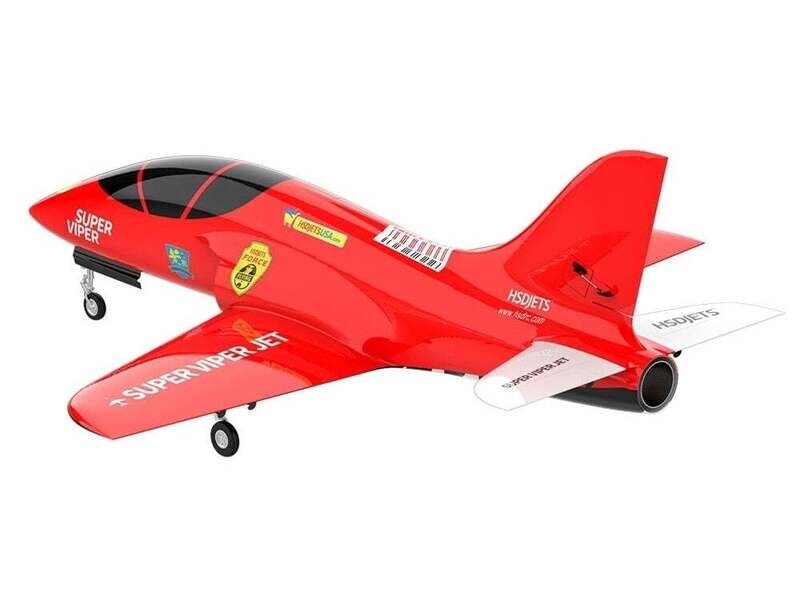 HSD Full Composite Super Viper RED 120mm EDF, Spw 1800mm, PNP-Set