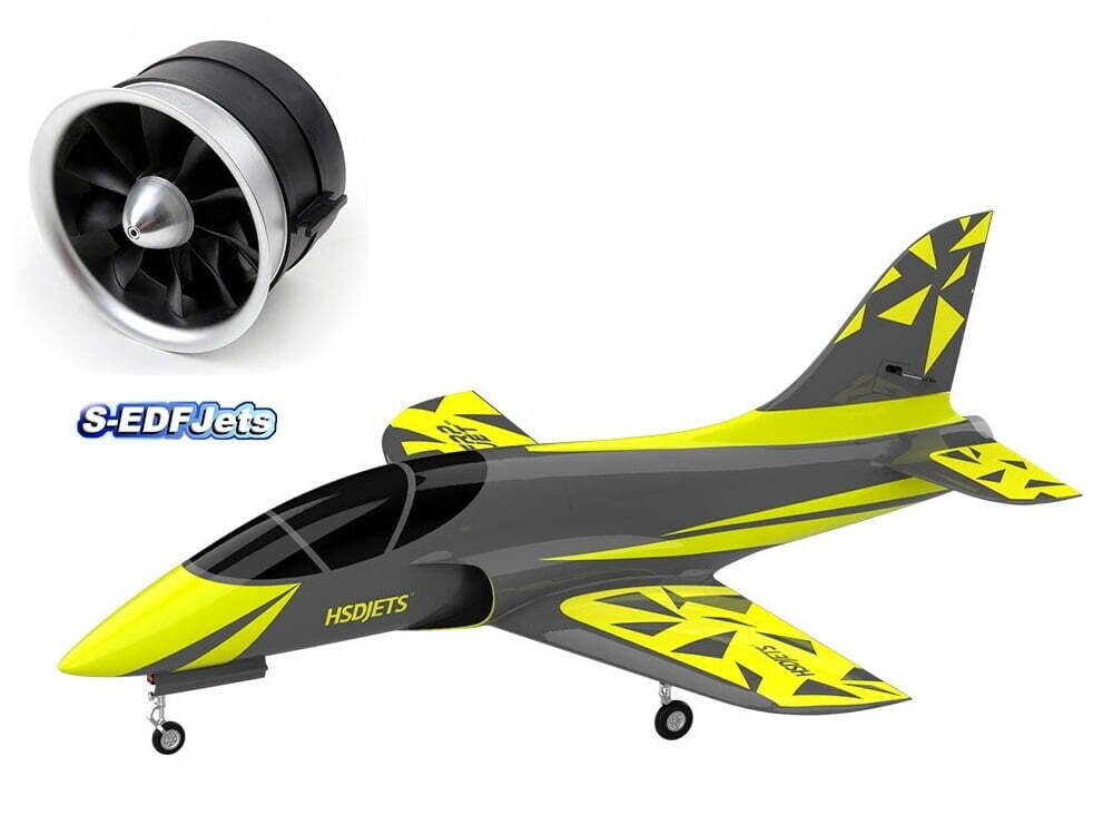 HSD Full Composite Super Viper RED 120mm EDF, Spw 1800mm, PNP-Set