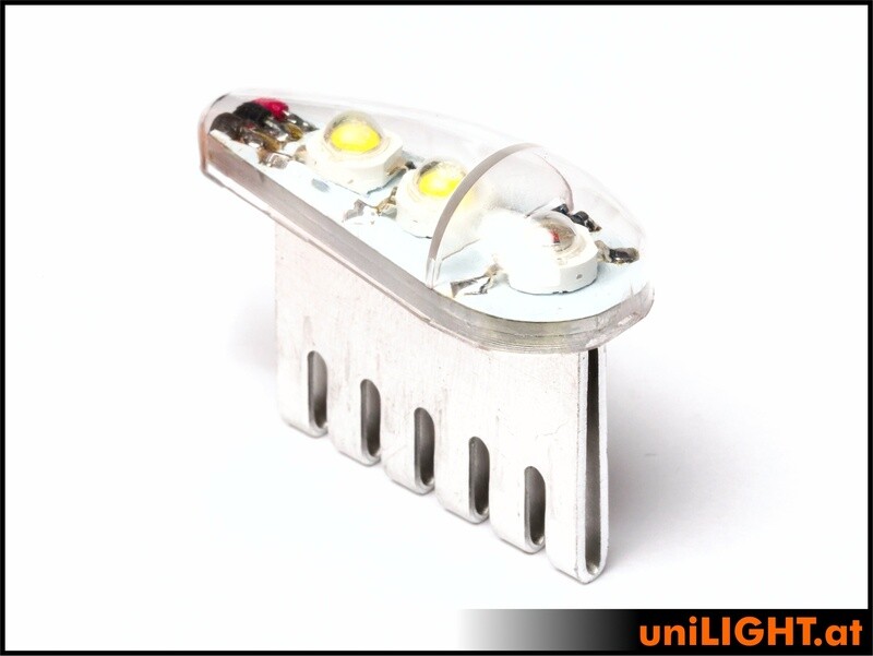 18mm DUAL Navigation + Blitzlicht, 16W 18mm DUAL Navigation + Blitzlicht, 16W