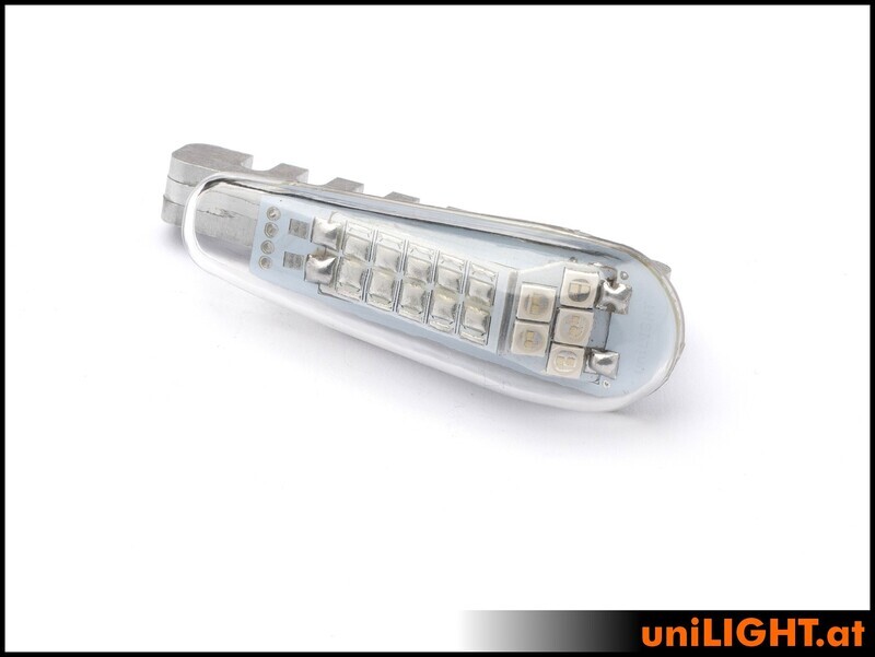 20mm PRO Navigation Light, 7W x 2, Short