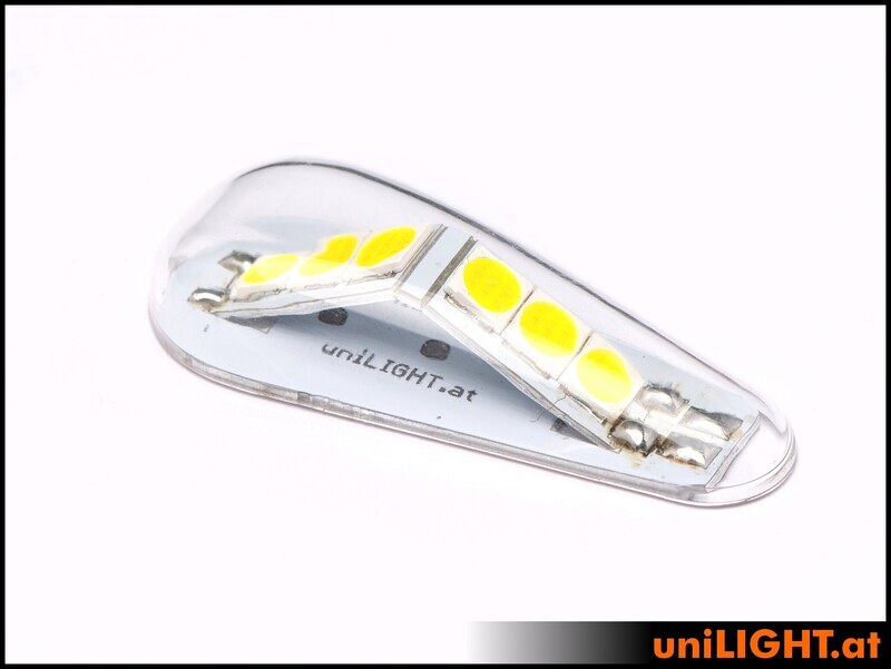 20mm strobe light, +180°, 36W x 3